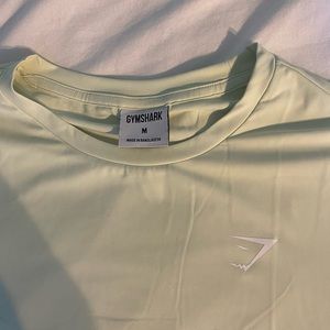 Womens Gymshark training tee light green size medium